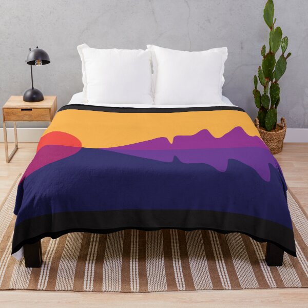 Item preview, Landscape with purple mountains designed and sold by Aamot.