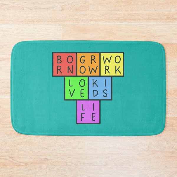 Item preview, Life Cycle Quote - Born Grow Work Love Kids - Upside down Pyramid - Pastel colors - Dark text designed and sold by RainbowWordLand.
