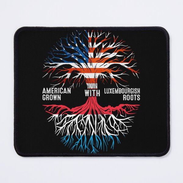 Item preview, American Grown With Luxembourgish Roots Tree Luxembourg Flag designed and sold by MoHaCo.