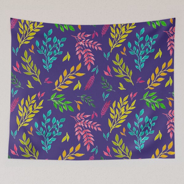 Item preview, colorful foliage pattern designed and sold by DuhaPatterns.