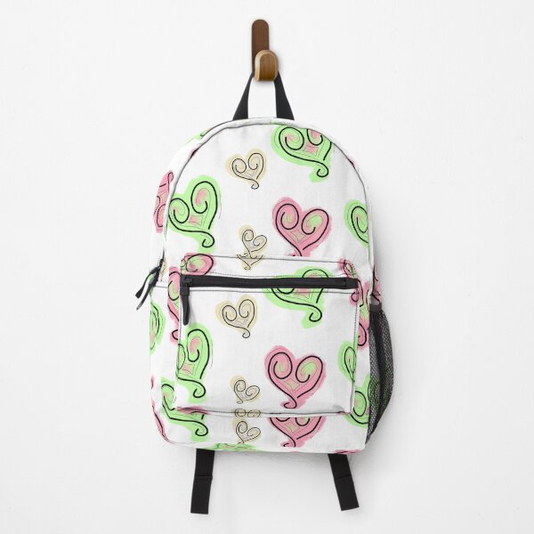 Item preview, Pink, Beige And Green Swirl Hearts designed and sold by Designs By YL.