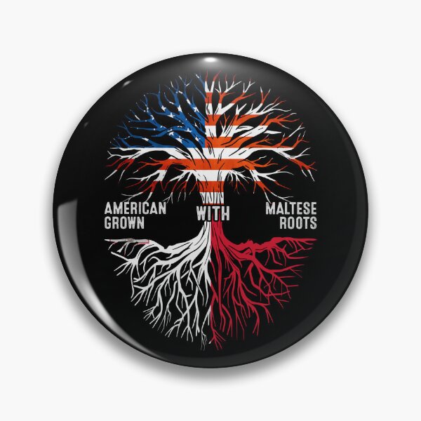 Item preview, American Grown With Maltese Roots Tree Malta Flag designed and sold by MoHaCo.