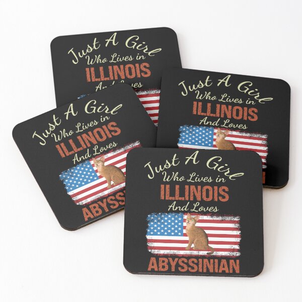 Item preview, Copy of Just A Girl Who Lives in Illinois and Loves Abyssinian designed and sold by Suraj0285.