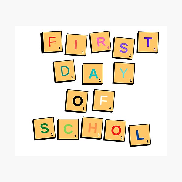Item preview, first day of school designed and sold by mbarki1.