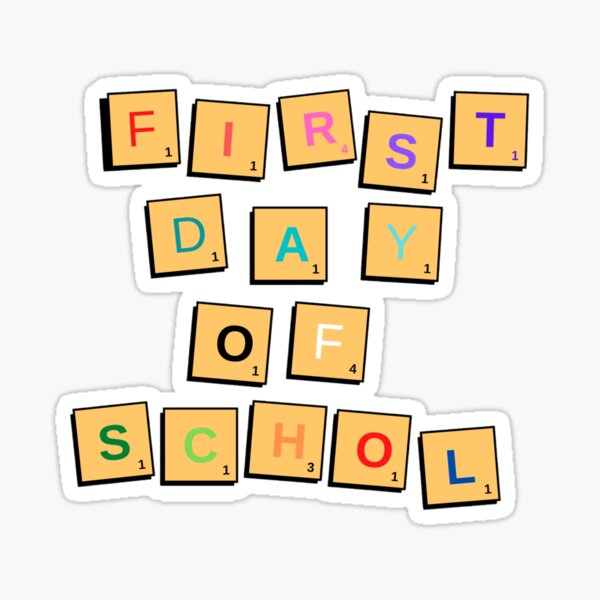 Item preview, first day of school designed and sold by mbarki1.