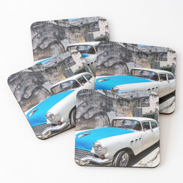 Item preview, Blue And White Car In Havana, Cuba designed and sold by Paul Thompson Photography.