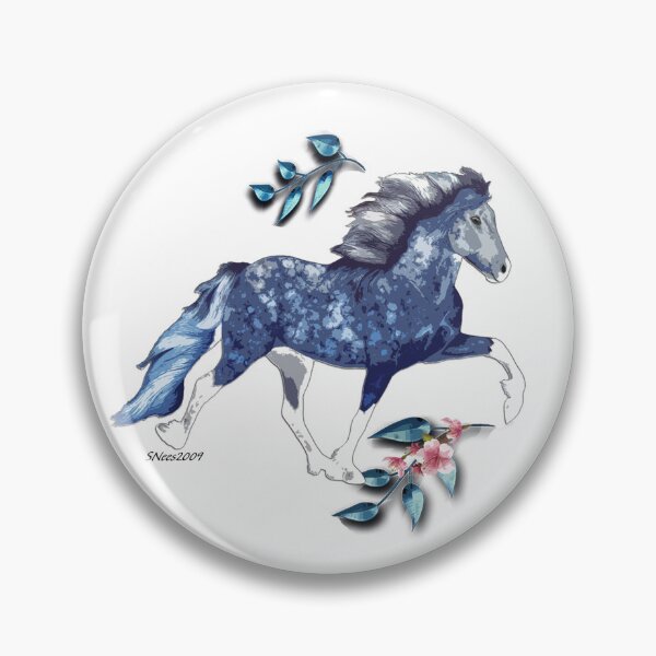 Item preview, Blámóða and the Flowers ~ Icelandic Horse designed and sold by CentauriArt.