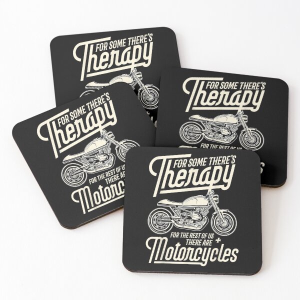Item preview, Funny Motorcycle Rider Therapy - Vintage Biker Gift designed and sold by Sarena84.