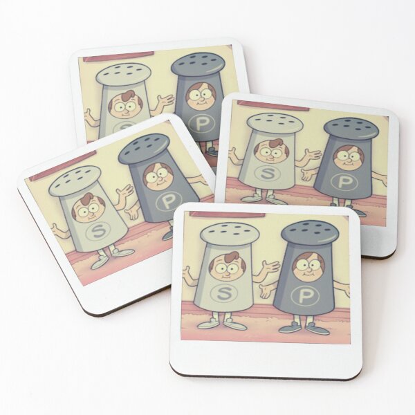 Item preview, Dipper and Mabel as Salt and Pepper designed and sold by BtsArmy02.