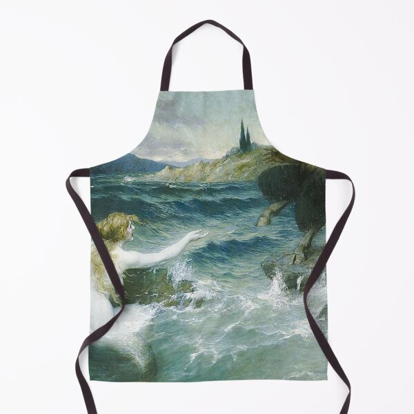 Item preview, Mermaid Tempting a Satyr into the Water - Ferdinand Leeke designed and sold by Vintage Designs +.