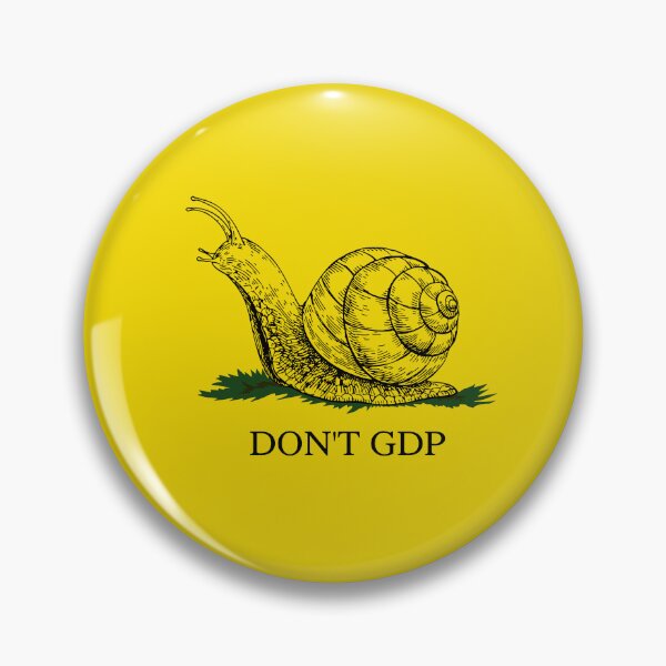 Item preview, Don't GDP (Degrowth Don't Tread on Me) designed and sold by rytombo.