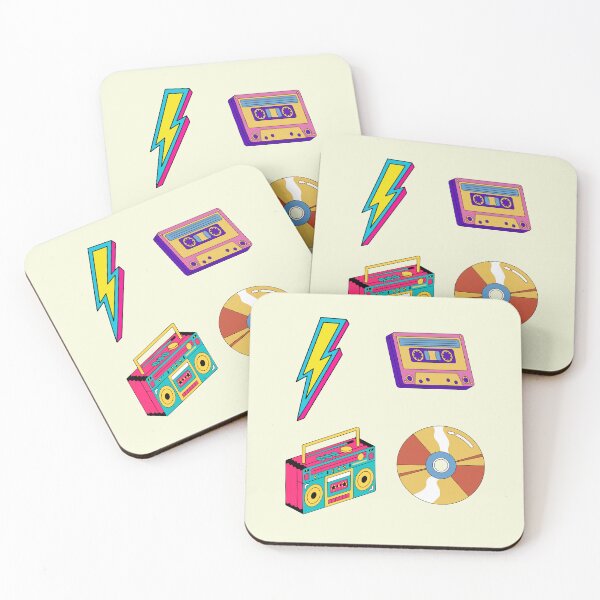 Item preview, Vintage Retro 80s Music Fan Accessories For Music Lovers And Music Teachers - 80s Music Fan designed and sold by Funwithmusic.