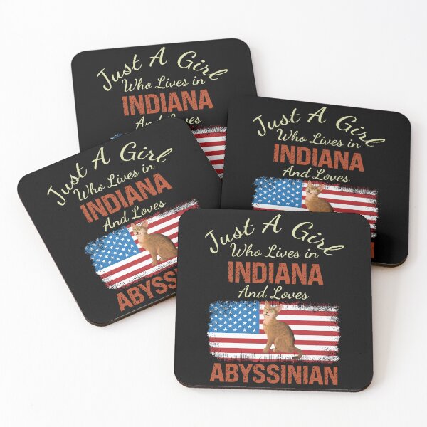 Item preview, Just A Girl Who Lives in Indiana and Loves Abyssinian designed and sold by Suraj0285.