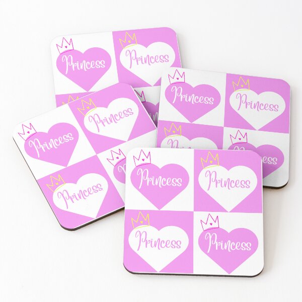 Item preview, Sissy Princess Heart Squares Pattern - Pink and White designed and sold by SISSY4SISSIES.