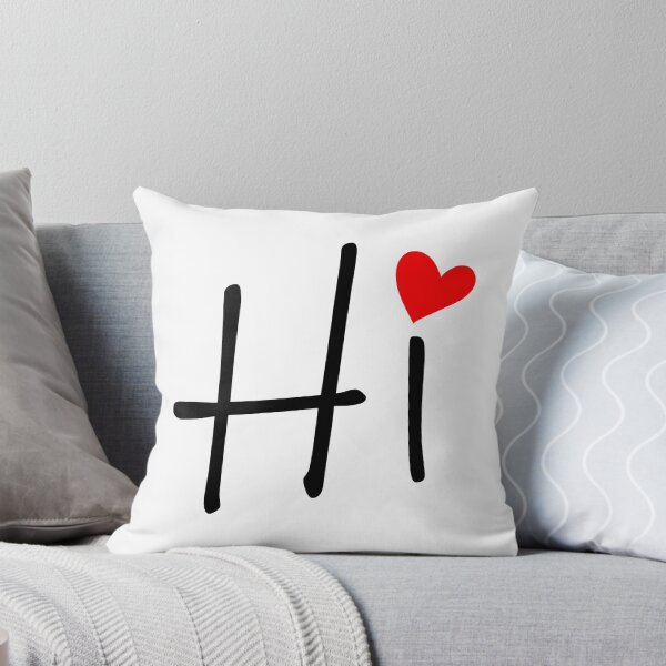 Artikelvorschau, Say Hi with Love and a Heart entworfen und verkauft von QOT  Designs.