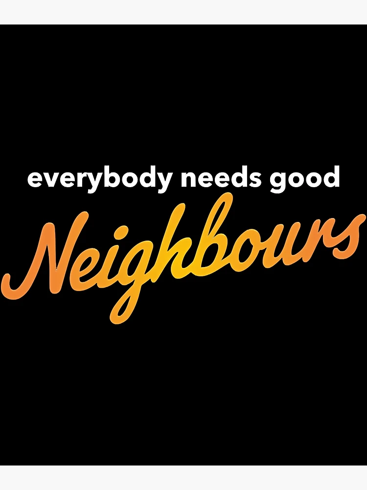 Everybody needs Good Neighbours　限定1000部 fposter,small,wall_texture,
