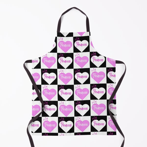 Artikelvorschau, Sissy-Prinzessin Heart Squares Pattern - Pink Schwarz und Weiß entworfen und verkauft von SISSY4SISSIES.