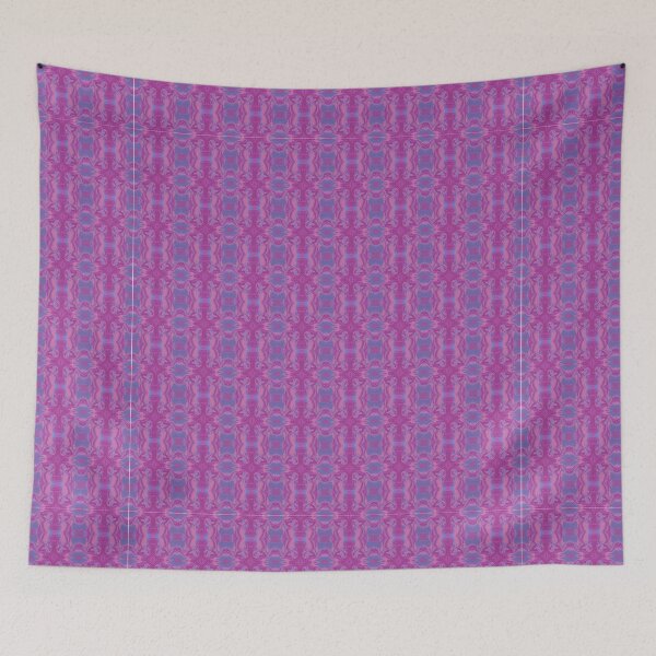 Item preview, Southwest Abstract Pink and Blue designed and sold by Cedarrue.