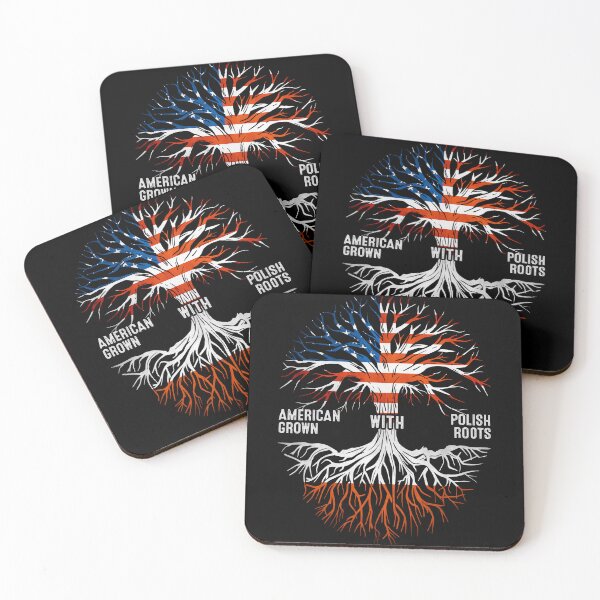 Item preview, American Grown With Polish Roots Tree Poland Flag designed and sold by MoHaCo.