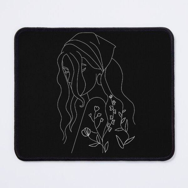 Item preview, beautiful line art women designed and sold by Mialunaa.