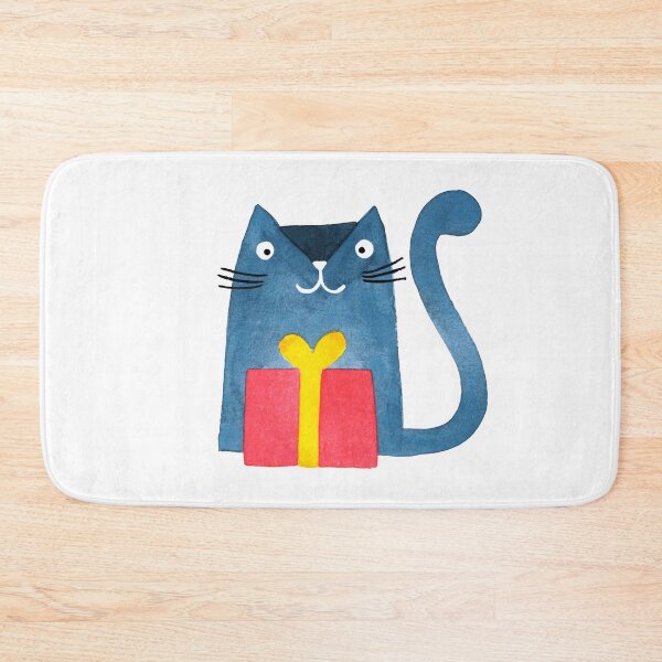 Item preview, Gift Kitty watercolour cat painting designed and sold by KatyClemmans.