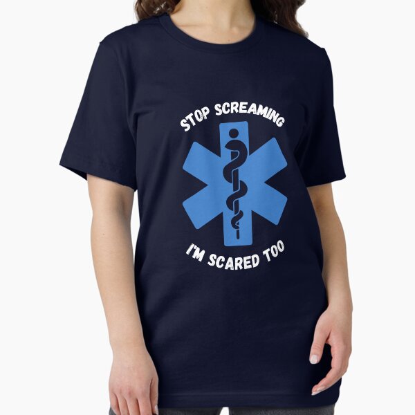 Item preview, Stop Screaming I'm Scared Too! Medical Quote designed and sold by med-artist.