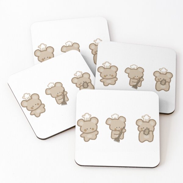 Item preview, chef bear sticker pack designed and sold by marttinimess.