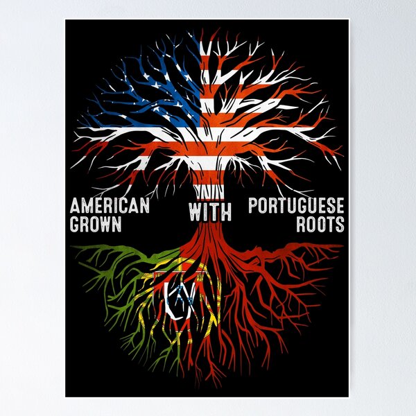 Item preview, American Grown With Portuguese Roots Tree Portugal Flag designed and sold by MoHaCo.