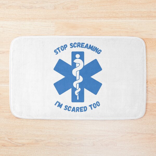 Item preview, Stop Screaming I'm Scared Too! Blue Version designed and sold by med-artist.