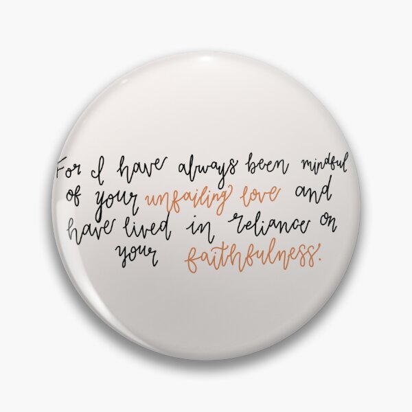 Item preview, Unfailing love and faithfulness-Orange designed and sold by Surgedesign.