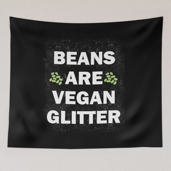 Item preview, LOS FRIJOLES SON GLITTER VEGANO designed and sold by antipatic.