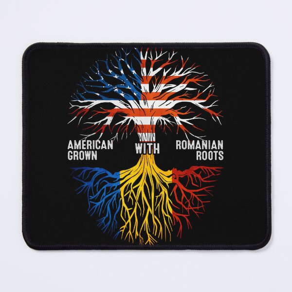 Item preview, American Grown With Romanian Roots Tree Romania Flag designed and sold by MoHaCo.