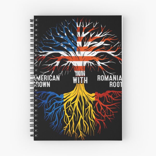 Item preview, American Grown With Romanian Roots Tree Romania Flag designed and sold by MoHaCo.