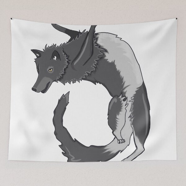 Item preview, Happy Wolfy designed and sold by marleywrightart.