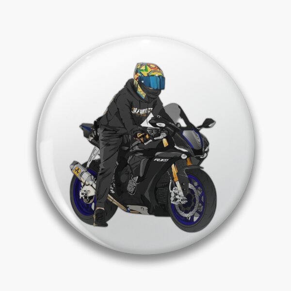 Item preview, motorcycle Yamaha r1 + sticker + t-shirt  designed and sold by Hamza Güneş.