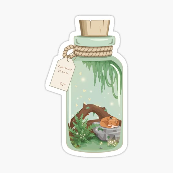 Enchanted Forest in a Bottle Sticker