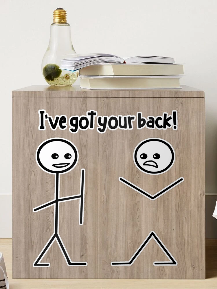 I Got Your Back - Funny Punny Water Bottle for Best Friend