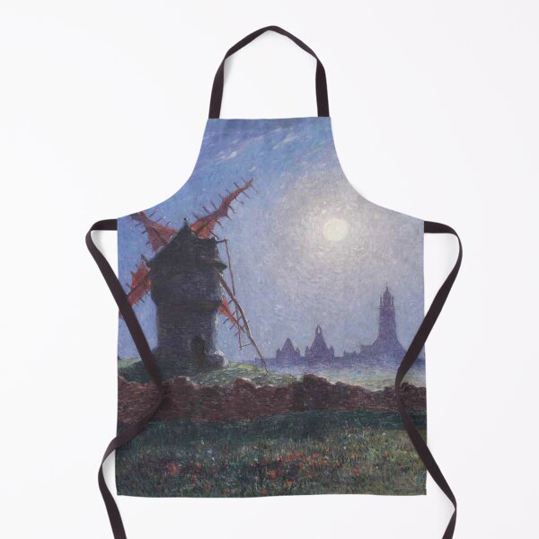 Item preview, mill of the mass in the moonlight - ferdinand du puigaudeau designed and sold by Vintage Designs +.