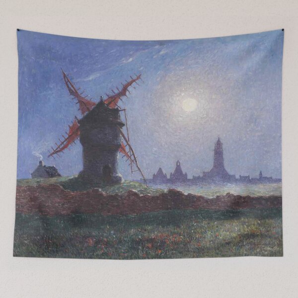 Item preview,  mill of the mass in the moonlight -  ferdinand du puigaudeau designed and sold by Vintage Designs +.