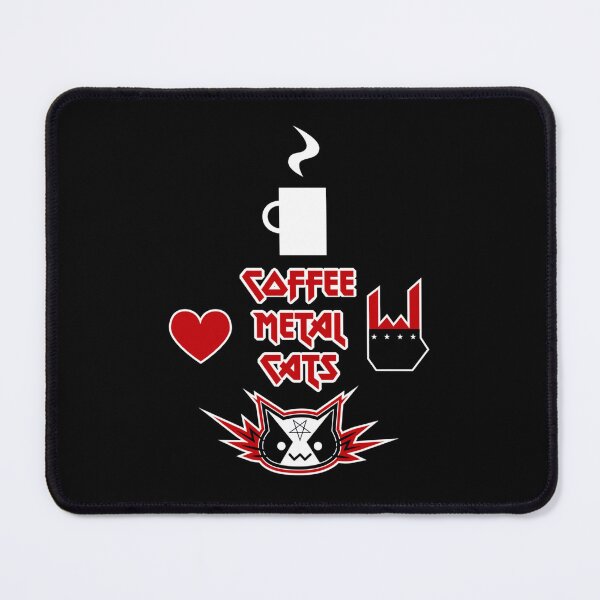Item preview, Coffee, Metal, Cats = LOVE   designed and sold by AprilClinton.