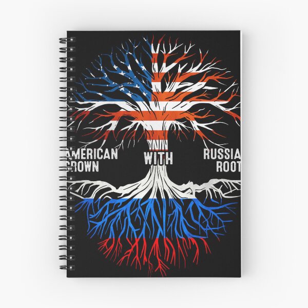 Item preview, American Grown With Russian Roots Tree Russia Flag designed and sold by MoHaCo.