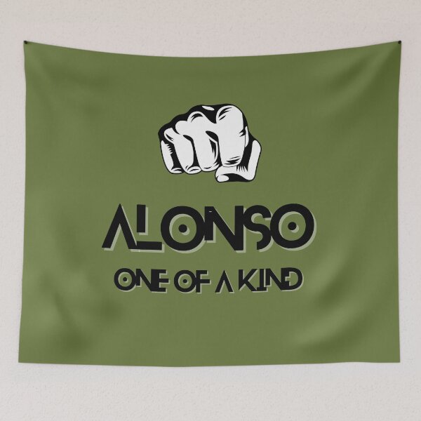 Item preview, Alonso Name One of a Kind Birthday Anniversary, Appreciation Gift designed and sold by PapitosPlace.