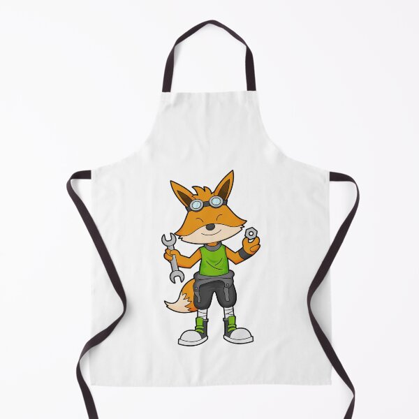 Item preview, Fox as Mechanic with Wrench & Nut designed and sold by Snabdesign84.
