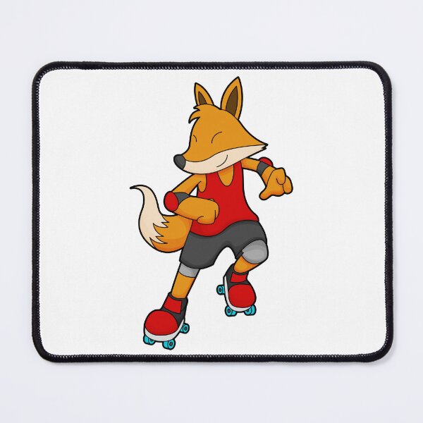 Item preview, Fox as Skater with Roller skates designed and sold by Snabdesign84.
