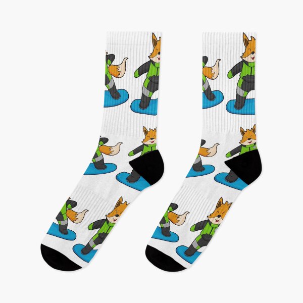 Item preview, Fox as Snowboarder with Snowboard designed and sold by Snabdesign84.