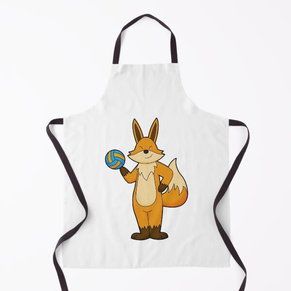 Item preview, Fox as Volleyball player with Volleyball designed and sold by Snabdesign84.