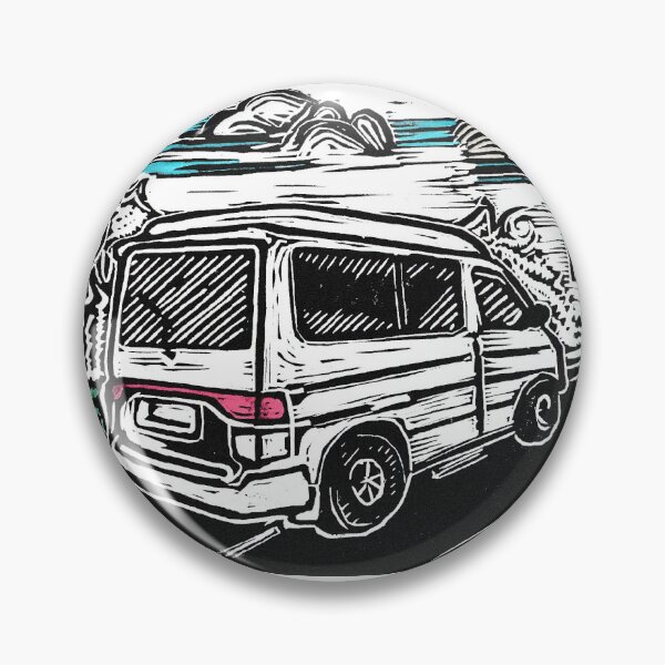 Item preview, Bongo county Mazda bongo linocut print design designed and sold by INKIEFINGERS.