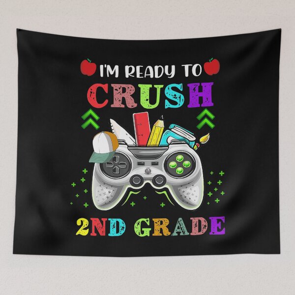 Item preview, I'm Ready To Crush 2nd Grade Back To School Video Game Boys designed and sold by ChristYoung90.