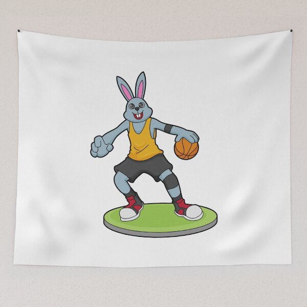 Item preview, Rabbit Basketball player Basketball designed and sold by Snabdesign84.