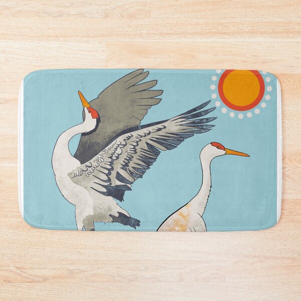 Item preview, Folksy Sandhill Cranes designed and sold by marleywrightart.